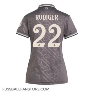 Real Madrid Antonio Rudiger #22 Replik 3rd trikot Damen 2024-25 Kurzarm